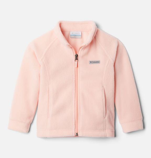 Columbia Girls Fleece Jacket Sale UK - Benton Springs Jackets Pink UK-518511